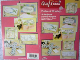  WORSHIP 5 PROJECTS FOR DAILY DEVOTIONS Easy Plastic Canvas Patterns