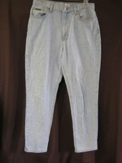 Vtg Calvin Klein Jeans Size 12 High Waist Classic 5 Pocket Stonewash