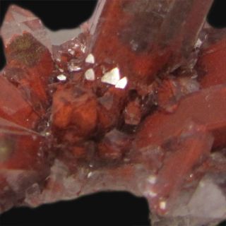 Red Quartz Crystal Cluster Specimen from Orange River