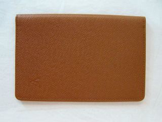  Vuitton Brown Pocket Organizer Daily Planner Cover Authentic LV