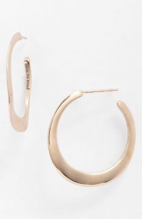 Ippolita Lite Links   Number 2 Wavy Rosé Hoop Earrings