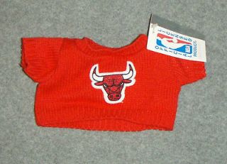  Bulls Teddy Bear Sweater/Top Hallmark + NBA Basketball Doll Clothes