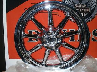 Harley Touring OEM Rear Chrome Wheel Outright, 3/4 axle, 01 and older