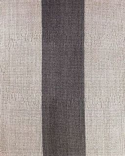 West Elm Pebble Stripe Hand Loomed Wool Rug Ivory Feather Gray 3x5 or