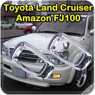Toyota Land Cruiser  FJ100 Chrome Side Signal Light Trim Lamp