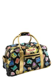 Betseyville by Betsey Johnson Betsey Motif Carry On Duffle Bag