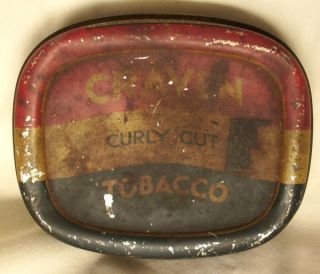  Vintage Craven Curly Cut Tobacco Pocket Tin