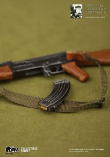 Hot 1 6 Dam Toys Seal Reconteam Corpsman AK 47 Assault Rifle w Sling
