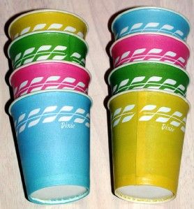 vintage classic 1950 s 1960 s dixie cups mint stock