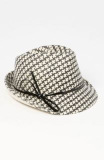 Halogen® Wool Houndstooth Fedora