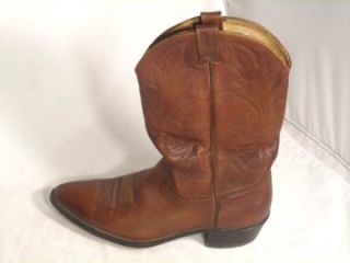 Mens Dark Brown Dan Post Cowboy Boots Western sz 13B Narrow Leather