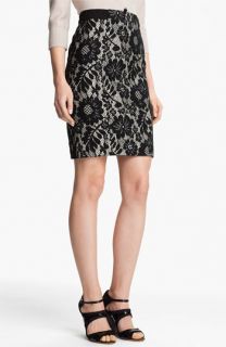 Tracy Reese Lace Jacquard Pencil Skirt