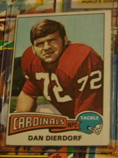 vintage dan dierdorf card