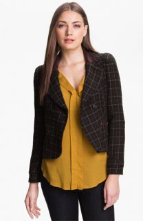 Max & Mia Plaid Riding Blazer