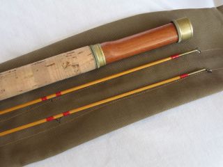 Vintage James Jim Schaaf Creede V bamboo fly rod   Dickerson