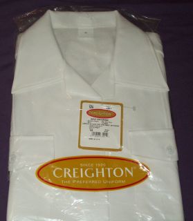 Creighton Womens Navy officiers shirts THREE white short sleeve NEW