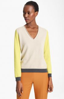 Moschino Cheap & Chic Colorblock Cashmere Sweater