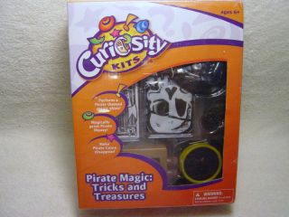 Pirate Magic Tricks and Treasures Curiosity Kits New