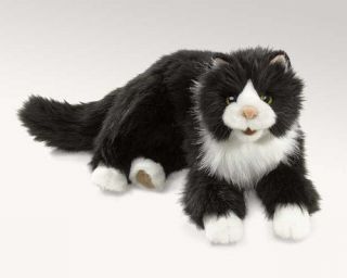 Folkmanis Puppets Tuxedo Cat 2955 Just Spectacular 21 L 