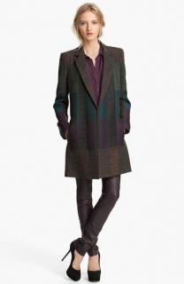 LAGENCE Colorblock Jacquard Coat