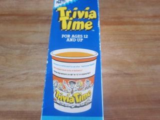  80s Trivia Time Dixie Cups New 50 5 oz Ounce Cups Refill