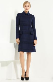 Valentino Lace Inset Wool & Cashmere Coat