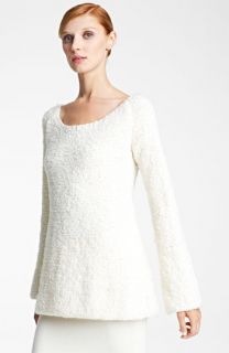 Donna Karan Collection Bouclé Wool & Cashmere Sweater