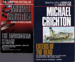 Lot of 12 Thrillers by Michael Crichton, John Lange,Jeffrey Hudson