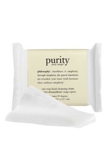 philosophy purity made simple one step facial cleansing cloths