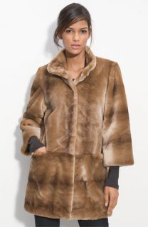 Tahari Kris Faux Fur Coat