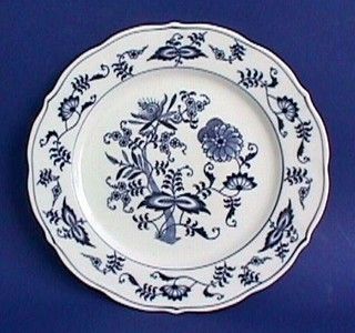 Vintage BLUE DANUBE Mark China / BLUE ONION Pattern Dinnerware PLATE
