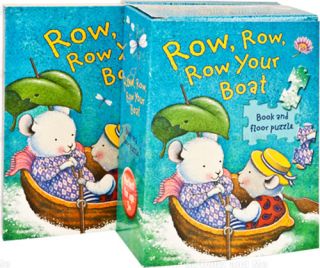  Boat Floor Puzzle Nursery Rhyme Book Childs Educational Gift