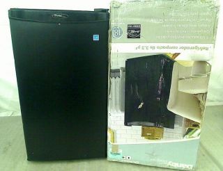 Danby DCR88BLDD 3.2 Cu. Ft. Designer Compact Refrigerator   Black