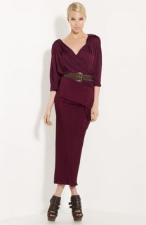 Donna Karan Collection Slashed Jersey Dress