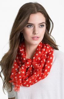 kate spade new york picture dot wool scarf
