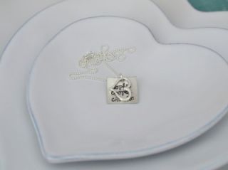 Sterling Silver Hand Stamped Personalized Necklace Mother Custom Mommy
