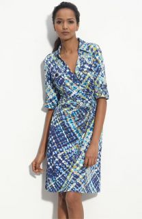 Suzi Chin for Maggy Boutique Faux Wrap Jersey Shirtdress