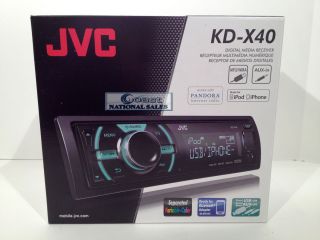 JVC KD x40 in Dash Digital Media Receiver w Bluetooth Ready iPod