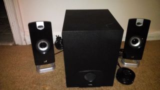 Cyber Acoustics CA 3080 Speaker System Complete