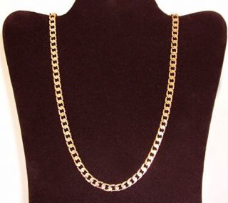  Gold Small Cuban Link Mens Chain Necklace 20 or Custom Size