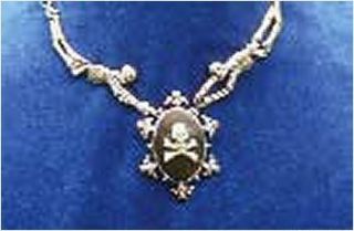  stuff jolly roger skull bones pirate necklace shiver me timbers what