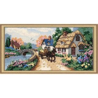 Counted Cross Stitch Kit Village Serene Sellers Special