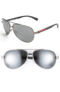 Prada Metal Aviator Sunglasses