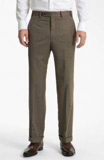 JB Britches Flat Front Twill Trousers