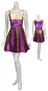 Playful Cynthia Rowley Pink Metallic Dress $570 4 New