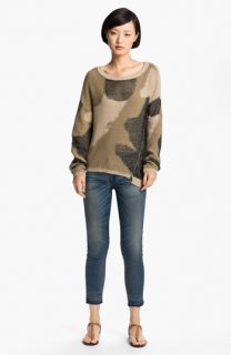 Zadig & Voltaire Camouflage Intarsia Knit Sweater