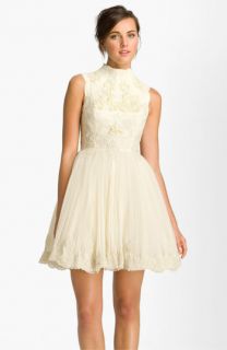 Ted Baker London Telago Embroidered Tulle Frock