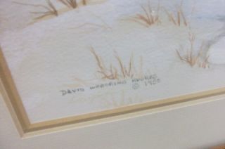 1985 David Woodring Hughes Signed Painting of Cardinal Downington Art