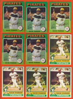  273 Topps Dave Parker Cards 1975 1991