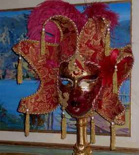 Authentic Venetian Mask Swarovski Crystals Original